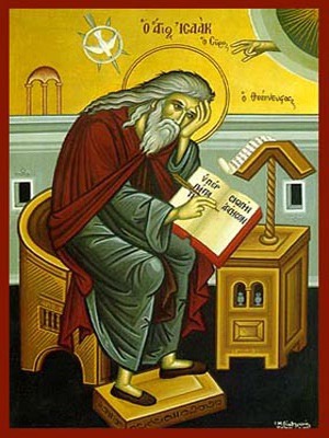 SAINT ISAAC THE SYRIAN, BISHOP OF NINEVEH, ASCETIC WRITER, FULL BODY 1 SAINT ISAAC THE SYRIAN, BISHOP OF NINEVEH, ASCETIC WRITER, FULL BODY